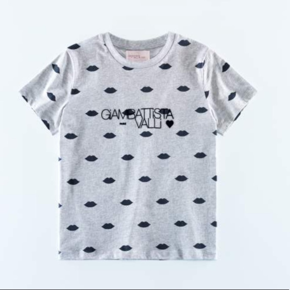 Giambattista Valli H&M t-shirt with flock print